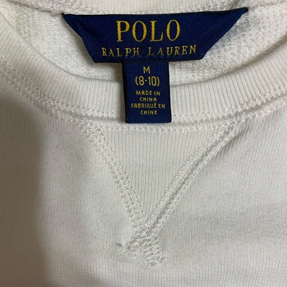Polo Ralph Lauren Sweatshirt ( French Terry) , Size M(8-10)